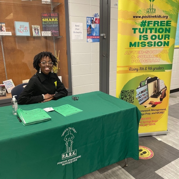 PARK’s Education Outreach Coordinator, Dr. Jeter at Mills High School recruiting students. 